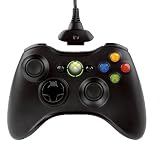 Xbox 360 ワイヤレス コントローラー (リキッド ブラック) プレイ & チャージ パック