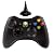 Xbox 360 ワイヤレス コントローラー (リキッド ブラック) プレイ & チャージ パック