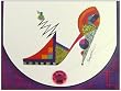 Head Over Heels Sticky Notes Bau Haus Purse Pad with Mirror