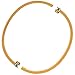 OMFEE Stainless Steel Designer Inspired Screw Head Oval Bangle Bracelet Rose gold 7mm Wide