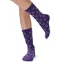 Polka Dot Crew Socks Print Cashmere Blend 6 Color Choices Great Gift Idea