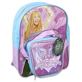 Hannah Montana 16 Backpack with Detachable Lunch Bag by 