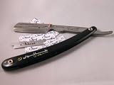 Parker SRB Straight Edge Barber Razor and 5 Shark Stainless Blades