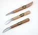 Two Cherries 515-3303 Chip Carving Knives - 3 Piece Set