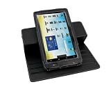 NAVITECH - Housse à rabat en cuir bycast noir avec stand ajustable pour le Archos 101 Internet Tablette