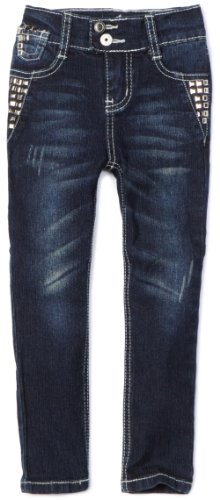 Almost Famous Girls 2-6X Toddler Stud Trim Jean, 