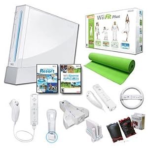 Nintendo Holiday Family Bundle Remotes Nunchucks
