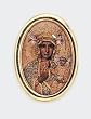 Gold Plated Religious Lapel Pin - Our Lady of Czestochowa