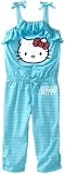 Hello Kitty Girls 2-6X Toddler Gel Studs On Knit Jumpsuit