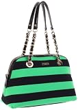 Kate Spade New York Academy Stripe Larissa Satchel, Midnight/Spearmint, One Size - Womens Shoes