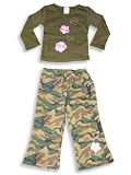 Lipstik - Toddler Girls Long Sleeved Pant Set, Olive