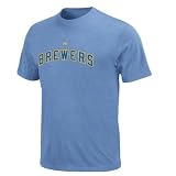 MLB Milwaukee Brewers Ryan Braun Team Issued Applique Name & Number Tee, Medium 41kPTiQLZ0L. SL160 MLB Milwaukee Brewers Ryan Braun Team Issued Applique Name & Number Tee, Medium