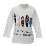 jeans b. 2nd　　surf　長袖T シャツ(オフホワイト) 110cm