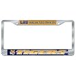 LSU Tigers NCAA Chrome License Plate Frame by Wincraft