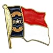 North Carolina Flag Lapel Pin