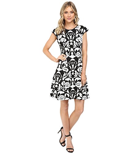 [ヴィンスカムート] Vince Camuto レディース Blister Knit Cap Sleeve Fit and Flare Dress ドレス [並行輸入品]