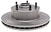 ACDelco Silver 18A807A (19287214) Non-Coated Front Disc Brake Rotor and Hub Assembly
