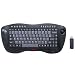 DSI 2.4GHz Wireless Keyboard with Optical trackball, Black, FK-760