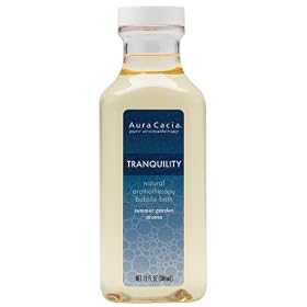 Aura Cacia Tranquility, Aromatherapy Bubble Bath, 13-Ounce Bottle (Pack of 3)