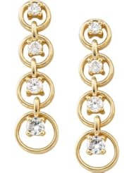 Ann Harrington Jewelry 14k Yellow Gold 1/2 Ct Tw Journey Diamond Earrings