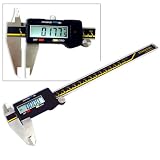 STAINLESS STEEL 6 LARGE Display Digital Caliper - Instant SAE/Metric Conversion