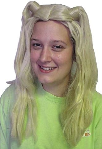 Popcandy Child Blonde Super Star Long Pigtail Wig