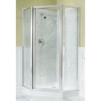 KOHLER K-704517-B1-SH Devonshire Neo-Angle Shower Enclosure, Bright Silver