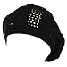 New Cotton Crochet Vented Knit Slouchy Beret Tam Hat Black