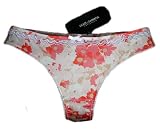 DOLCE & GABBANA "Primula" Damen Slip Floral mit Spitze Satin (Rosa/Weiß)