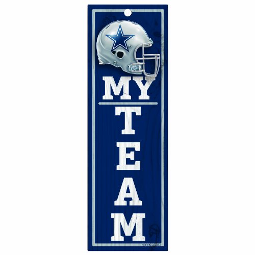 NFL Dallas Cowboys 4-by-13 Wood 