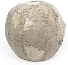 Hip Vintage It's a Small World Round Pouf