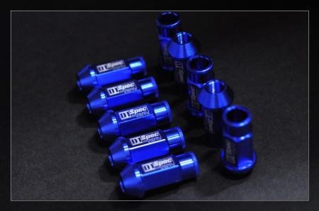 JDM D1 Spec Rims / Wheels Nut Lugs M12 x 52mm R(BLUE) P1.25mm "Fits most vehicle as long as your vehicle use these size"