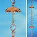 Rain Chain Umbrella Rain Cup Finish: Polished