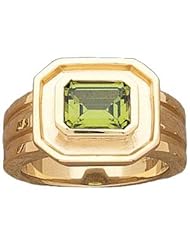 Ann Harrington Jewelry 14k Yellow Gold 8x6 mm Emerald Bezel Set Ring Setting