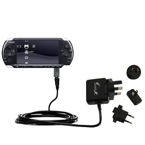International Wall AC Charger for the Sony PSP-3001 Playstation Portable Slim - Gomadic Brand w ... by Gomadic for the PSP-3001 Playstation Portable Slim