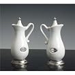 Godinger 6305 Porcelain Silver Oil & Vinegar Set