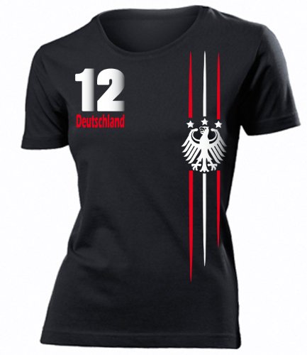 DEUTSCHLAND FUSSBALL WM 2014 FANSHIRT 3001(F-SW) Gr. XXL