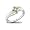 Divine Inspiration Emerald & Diamond Sterling Silver Cross Ring by The Bradford Exchange