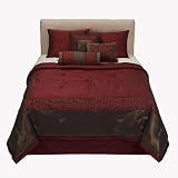 Cosmopolitan 7-pc. Comforter Set - Wine