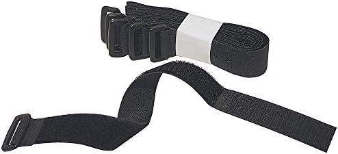 Velcro Industries - 2X36KPVST - 2 x 36 Hook-and-Loop Cinch Strap, Black, 10PK