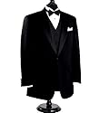 Black Notch Collar Tuxedo Jacket