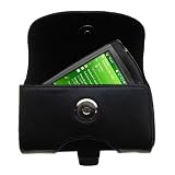 Horizontal Leather Case with Belt Clip/Loop for the HTC P6500