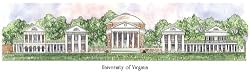 University of Virginia - Collegiate Colors - 5" x 13" Framed Prints