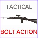 Airsoft Gun M14 Sniper Spring Rifle Laser Scope Light