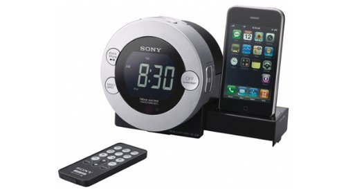 Sony Icfc7ip Clock Radio For Ipod - Silver Picture