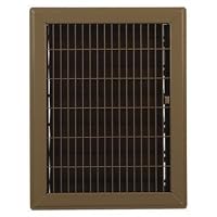 AMERICAN METAL PRODUCTS 400B9X12 FLOOR GRAVITY REGISTER 9 x 12 BROWN