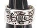 Tribal Totem Pole Southwestern Style Real Pewter Ring