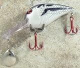 Jlvlures Deep Crankbait Silver Shad : Diver Lures JLV Freshwater Smallmouth Steelhead Pike Salmon Trout