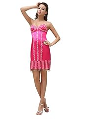 Sleeveless Sweetheart Charmeuse Beaded Evening Dress 