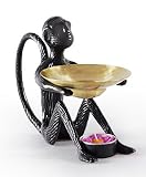 Grehom Oil Burner-Monkey, Beautiful tea light holder, Candle holder made of metal